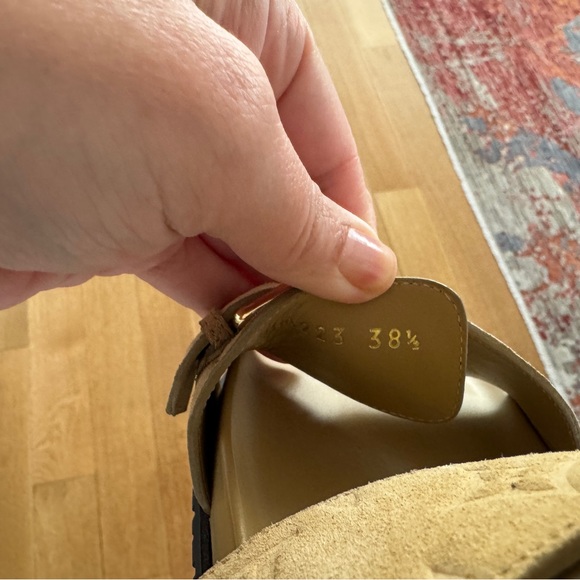 Louis Vuitton Bom Dia beige slides in 38.5 - Picture 5 of 7